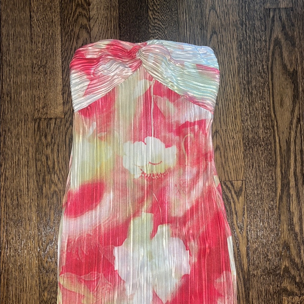 Floral Strapless Dress